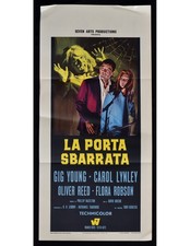 locandina LA PORTA SBARRATA gig young carol linley oliver reed B271