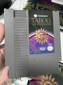 NES Taboo The Sixth Sense, 1989, Tested, Authentic, Original Owner 
