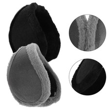2Pcs Men Ear Warmers Behind The Head Soft Spandex Winter Outdoor Ear Muffs