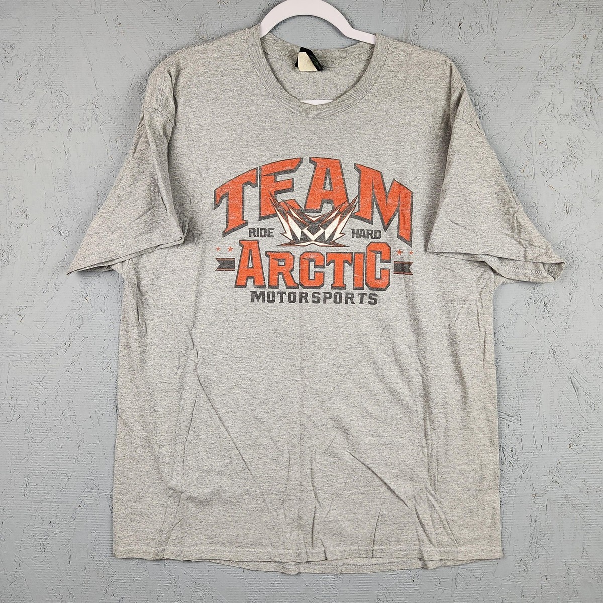 Vintage Arctic Cat Team Arctic Shirt Mens XL Gray Graphic