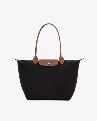 美品 LONGCHAMP シボ革 オールレザー ボストンバッグ フランス製 黒 ほぼ未使用LONGCHAMP ロンシャン フランス製 本革レザー
