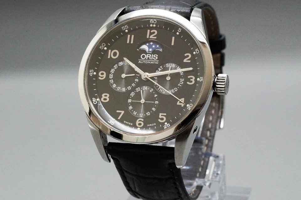 *Near MINT* ORIS 7516 Artelier Complication Moon Phase Automatic Men's Watch - Image 4 of 4