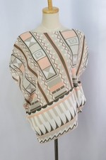 PLEATS PLEASE Pink/Gray Asymmetry Top 120 9327