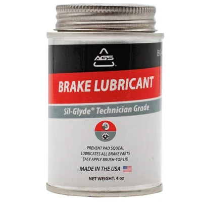 AGS Automotive Solutions 4oz Brush Top SIL-Glyde Silicone Brake Grease - Prem...