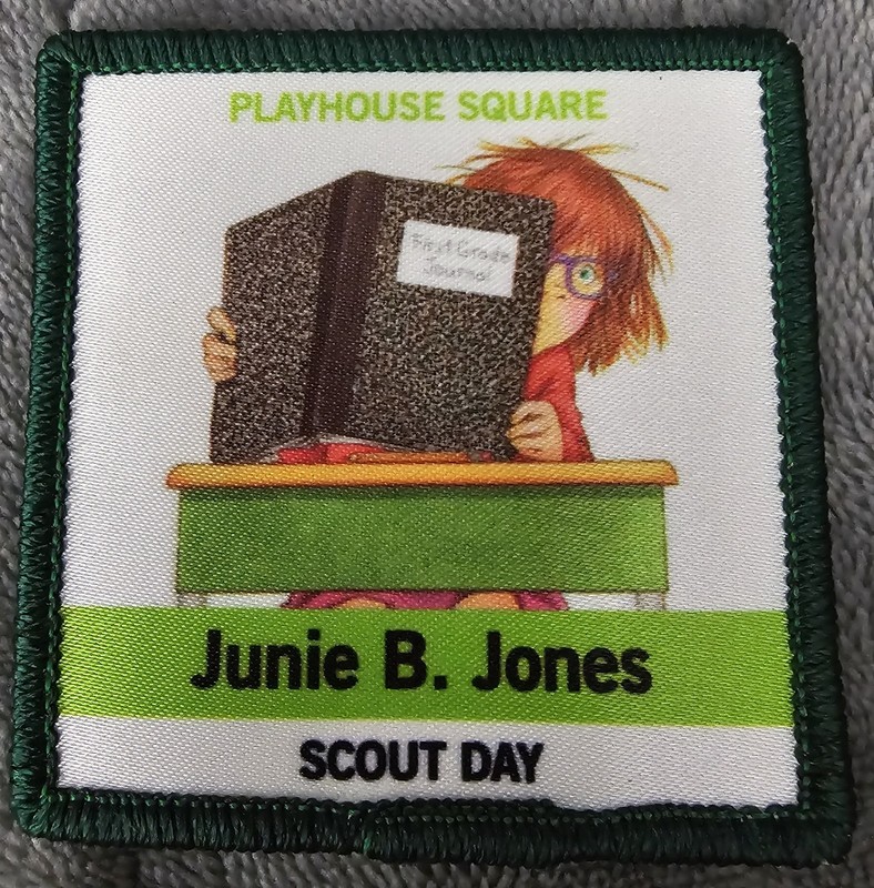 Junie B. Jones/Playhouse Square (Ohio) Commerative Girl Scout Patch