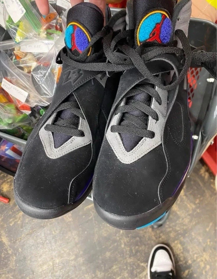 Talla 10 - Air Jordan 8 Retro 2025 Aqua Foto 3 de 4