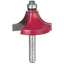Freud 36-116 1/2" Radius Beading Bit 1/4" Shank Router Bit Quadra-Cut