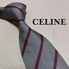 C line Tie: Stripes, Polka Dots, Checkered, Gray