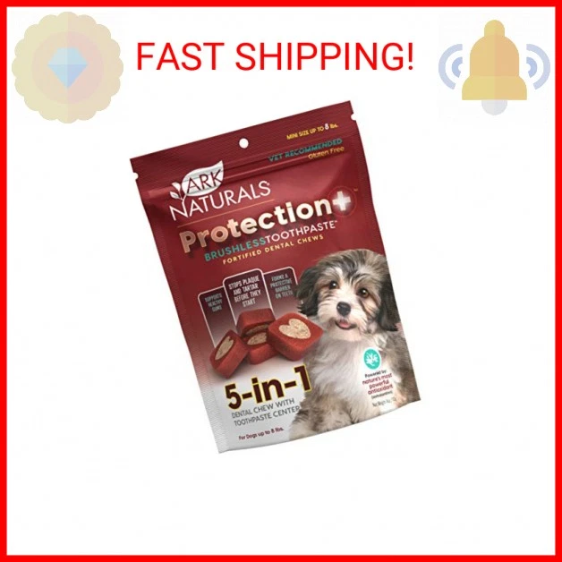 Pasta de dientes sin escobillas ARK NATURALS Protection Plus para mini razas, bolsa de 4 oz, perro Foto 2 de 2