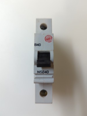 WYLEX MARK 1 OLD STYLE 40 AMP B40 40A 6kA MCB SCHUTZSCHALTER NSB40