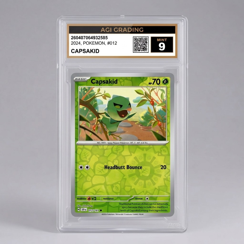 2024 Pokémon Trading Card Game: Sword & Shield Capsakid #012 AGI 9