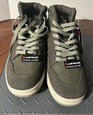 Airwalk Boys SIZE 6 Lace-up Anchor High Sneakers COLOR GREEN NWOB