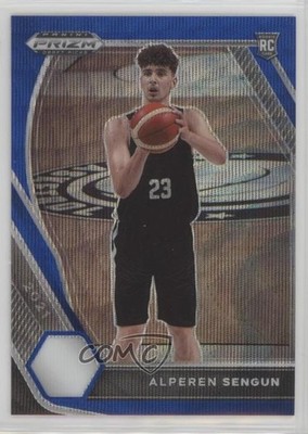 2021 Panini Prizm Draft Picks Blue Wave 54/249 Alperen Sengun #42 Rookie RC 1j4c