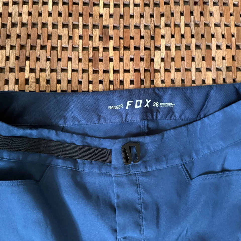 Pantalones Cortos Fox Racing Acolchados Motocross Dirtbike Azul Para Hombre Talla 36 XL - Imagen 3 de 3