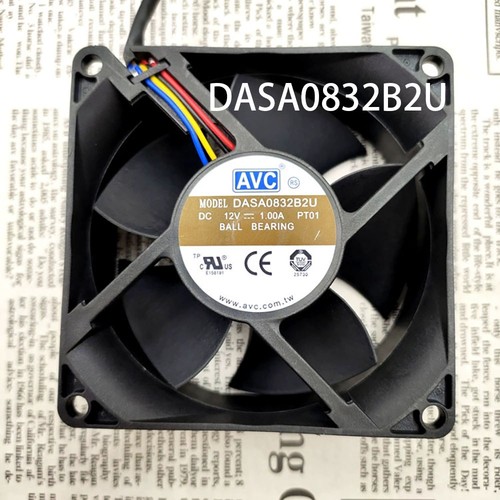 For AVC radiator DASA0832B2U 12V 1.0A 80*80*32MM 2pin Case cooling fan original - Picture 3 of 3