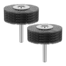 2x 2" Stainless Steel Wire Wheel Brush For Die Grinder Drill Rotary Tool 1/4"