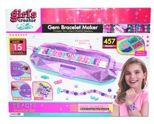 DIY Bracelet Making Kit 457PCS Jewelry Craft Set for Girls Ages 3-12 Gift