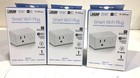 3PK Feit Electric Smart Wi-Fi Plug White New