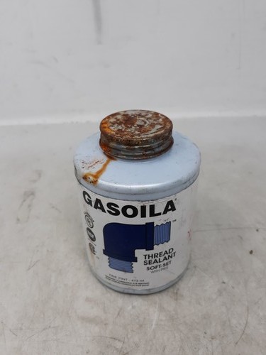 Gasoila Soft-Set Pipe Thread Sealant – Non-Hardening Paste - Sealed, Rusted Cap