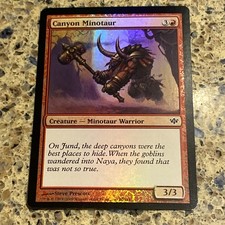 Canyon Minotaur 60 Conflux FOIL MTG TCG CARD NM