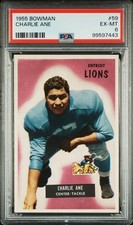 1955 BOWMAN #59 CHARLIE ANE PSA EX-MT 6