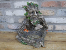 Rustic Quirky Tree Man Magical Garden Ornament Birdfeeder Feeder Statue Decor