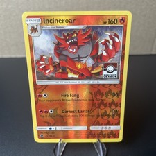 Incineroar 26/149 Sole e Luna POKEMON LEAGUE timbrato promo reverse holo card LP+
