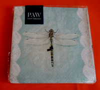 20 Servietten Libelle Angebot 1 Packung OVP PAW Romantic Dragonfly BordüRen