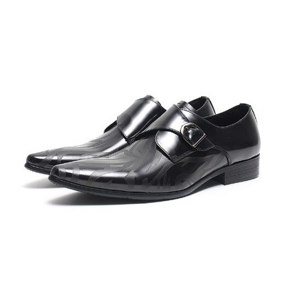 Leather Shoes Men's Business Casual Leather Pointed Formal Shoes  Shoes