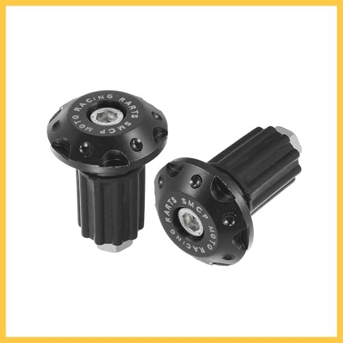 1 Pair 7/8" 22mm Motorcycle Hand Grips Handlebar End Slider Caps Plugs - Picture 6 of 6