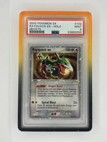 Pokemon Rayquaza EX 102 Holo PSA 9 Mint Deoxys Ultra Rare EU PRINT!!