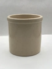 ROBINSON RANSBOTTOM POTTERY ROSEVILLE OHIO 2QT HIGH JAR STONEWARE CROCK VINTAGE
