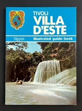 1970s Tivoli Villa D'este Italy Illustrated Photo Guide Vintage Travel Book