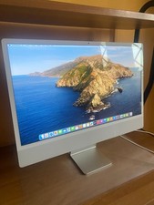 Apple iMac 24" (256GB SSD, Apple M1, 3,20GHz, 8GB, GPU 7‑core) Argento -...