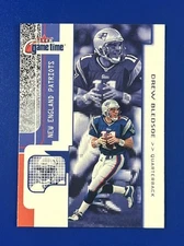 2001 Fleer Game Time Football Drew Bledsoe New England Patriots #91