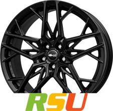 Brock B44 satin-black matt-lackiert 8x18" ET30 LK5 112 ML 66.6 Alufelgen 18 Zoll