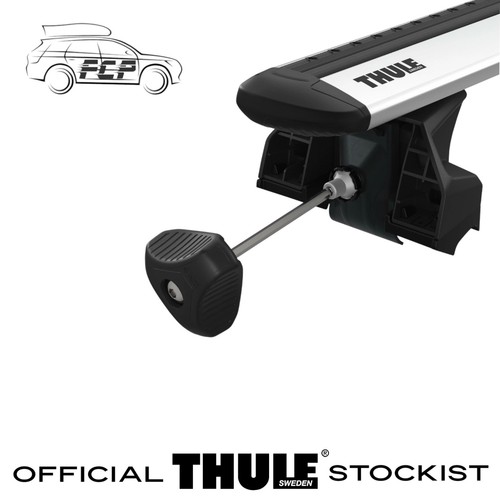 Thule WingBar Evo Silver Roof Bars to suit Audi Q7 Mk.2 15-25 Closed Rail - Picture 3 of 5