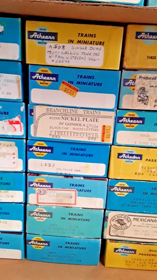 Lote de 40 vintage Athearn-Inter Mountain-Roundhouse-McKean-Life Like (SET-21 Foto 3 de 4