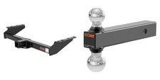 CURT Trailer Hitch Tow Package 2in Receiver Class 4 Multi-Ball Mount 14029-45002