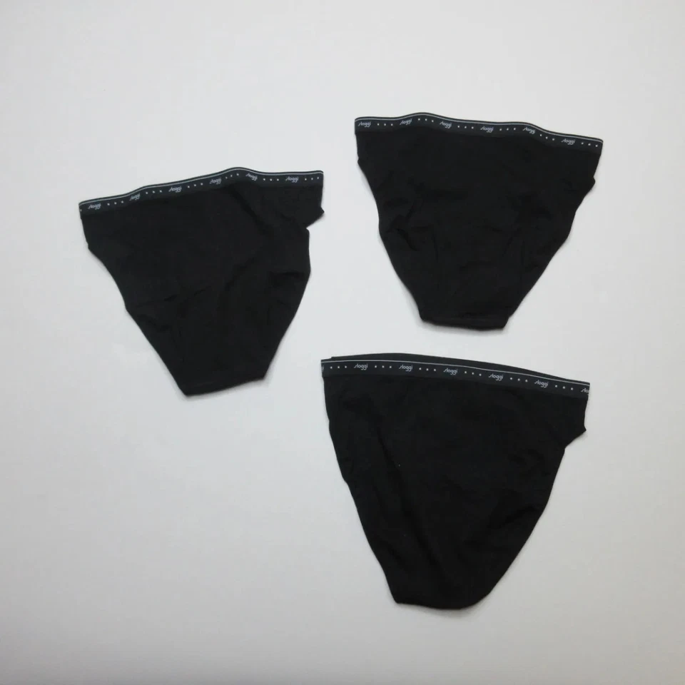 Трусы женские Sloggi 24/7 100 H Tai XL черные хлопковые эластановые нижнее белье упаковка 3 шт. - Изображение 3 из 4