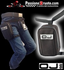 Oj M100 Mini Track Borsello Marsupio gamba moto scooter atv quad leg bag