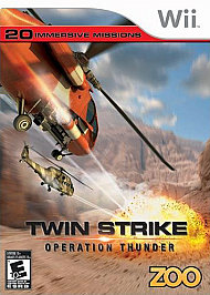 Twin Strike: Operation Thunder (Nintendo Wii, 2008) Complete W/ Manual