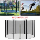 Trampoline Replacement Safety Enclousure Net for 6/8 Straight Poles Round Frame