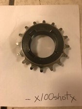 USED VINTAGE SUNTOUR BMX SPROCKET FREEWHEEL CHROME 16T BMX MADE IN JAPAN MAEDA