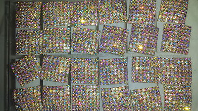 Restposten 12 Paar 25 mm AB goldfarbene Diamanten Ohrstecker - NEU Großhandel