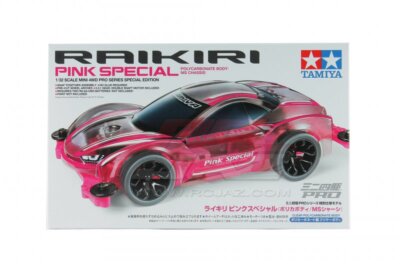 Tamiya 95486 1/32 Mini 4WD Pro Kit MS Chassis JR Raikiri Pink