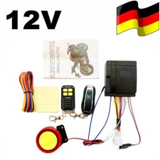 Motorrad Alarmanlage Wegfahr Sperre mit Motorstart Fernbedienung Schlüssel 12V