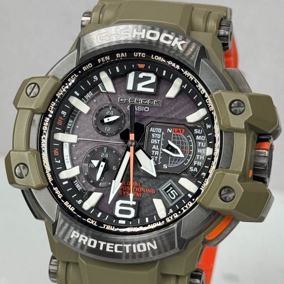 Casio G-shock Gpw-1000kh-3ajf GRAVITYMASTER Master in Olive Casio G-shock Gpw-1000kh-3ajf GRAVITYMASTER Master in Olive