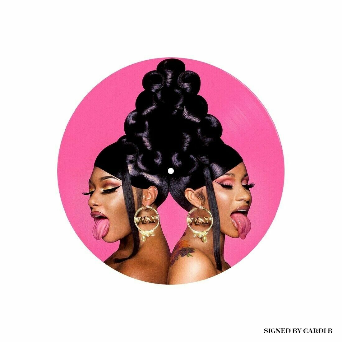 Cardi B Megan Thee Stallion WAP Signed Picture Disc Vinyl