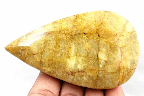 NATURAL YELLOW BERYL 1050 CARAT BRAZIL EGL CERTIFIED PEAR SHAPE LOOSE GEMSTONE R - Picture 6 of 9